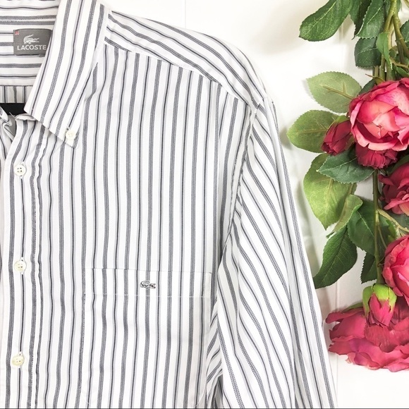 Lacoste button down shirt Size 44 Men - Picture 2 of 6